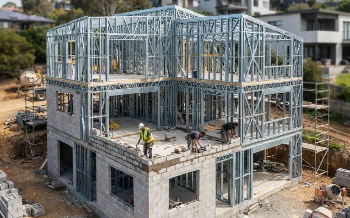 Nhà phố khung thép Smart Home